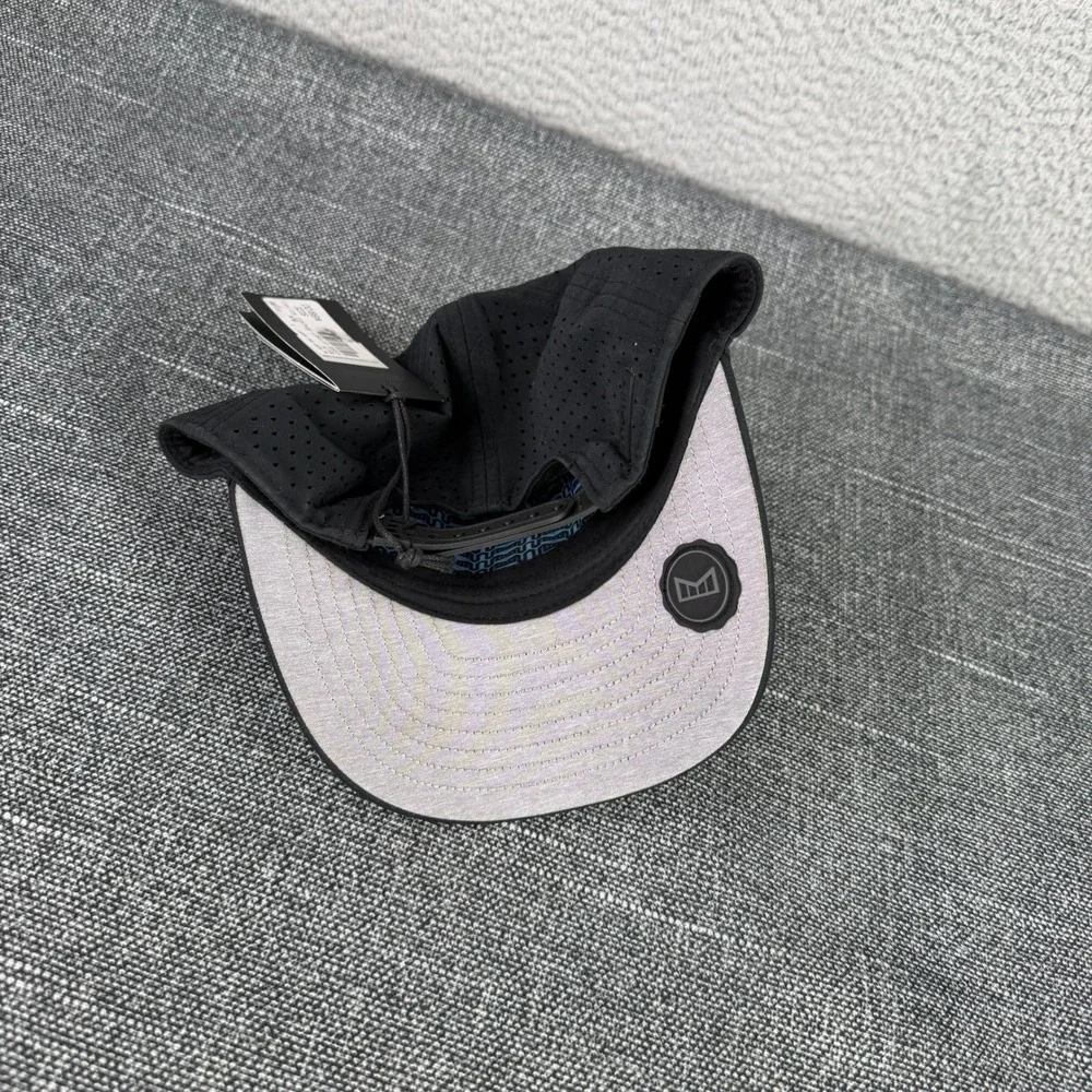 Melin Odyssey Stacked‎ Hydro Hat Mens OSM Black Water Resistant Snapback Cap